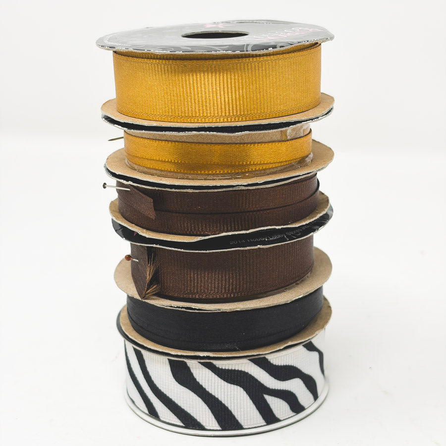 Safari Animals – Assorted Ribbon Tower (6)