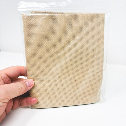 Tan Aida – appx 16 Count – 17" x 28"