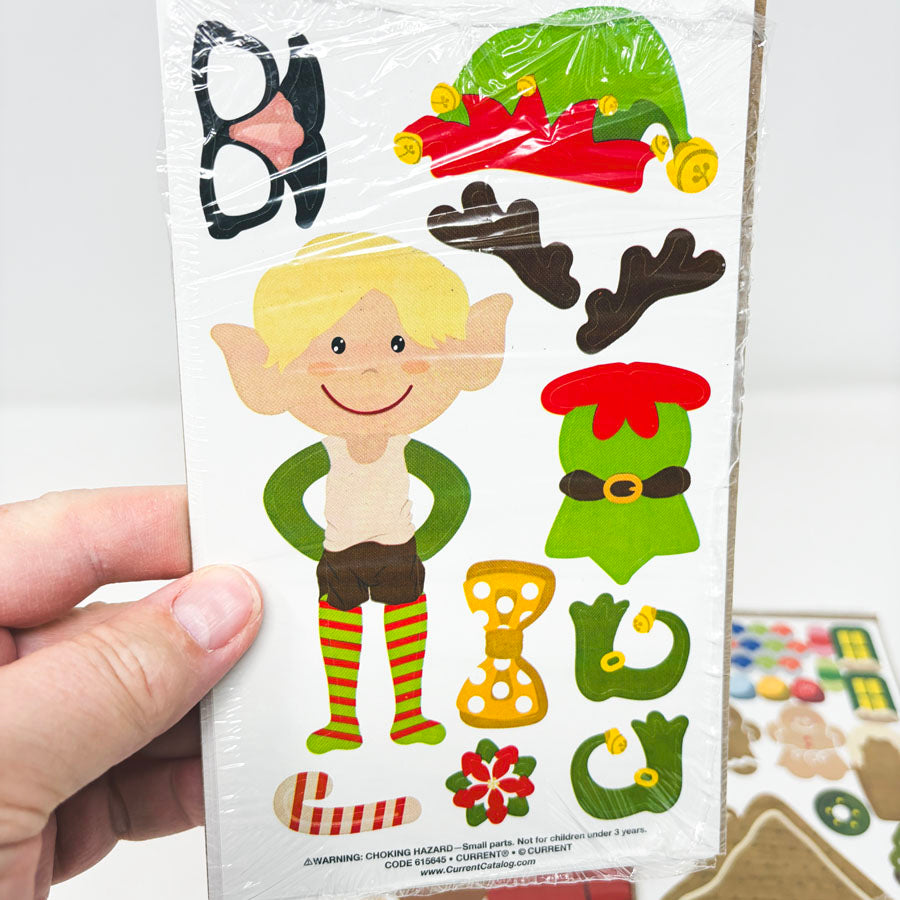 "Make Your Own" Christmas Sticker Activity Sheets