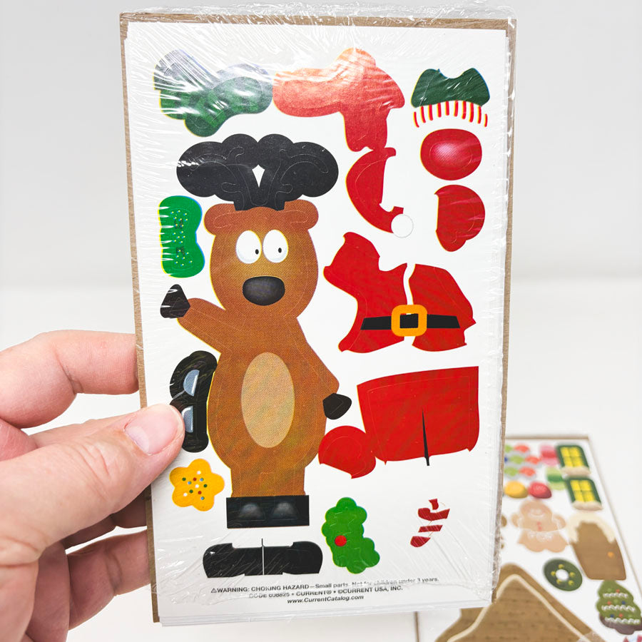 "Make Your Own" Christmas Sticker Activity Sheets