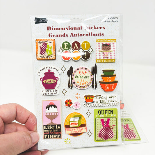 Studio 18 Kitchen Dimensional Stickers