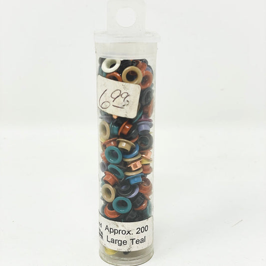 Tube of Retro Colored Eyelets