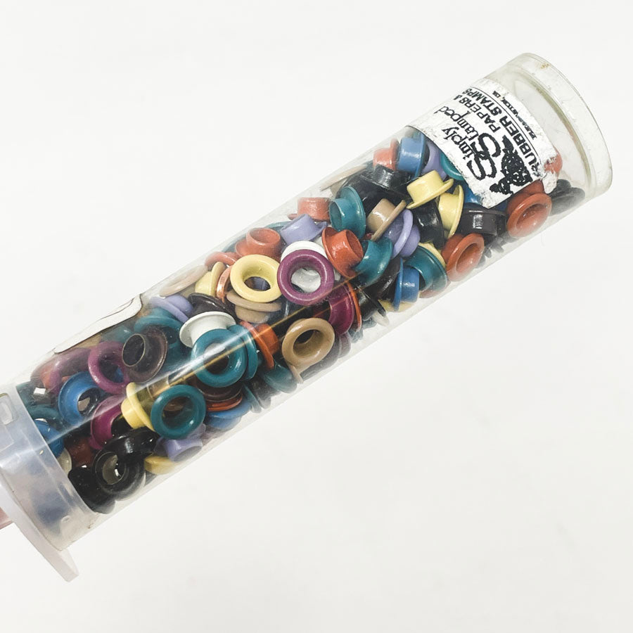 Tube of Retro Colored Eyelets