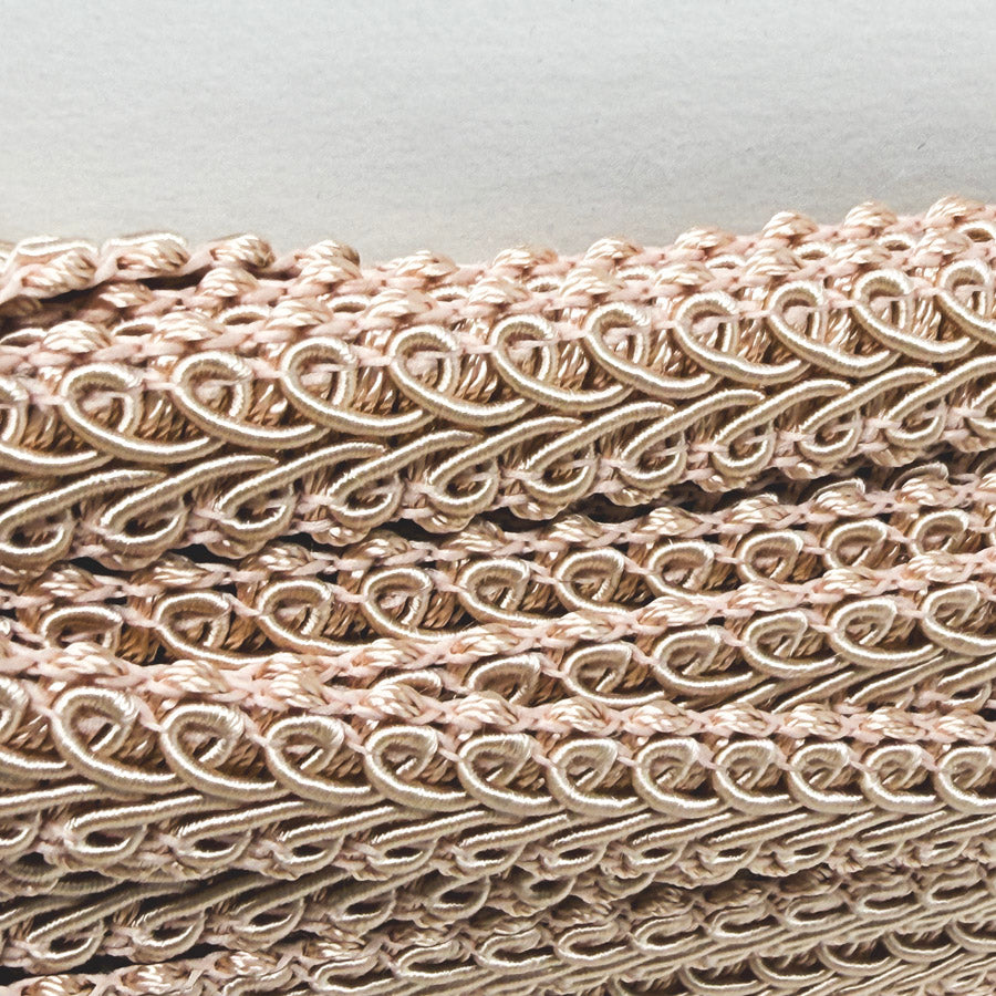 Light Sand Braid Fringe Trim Spool