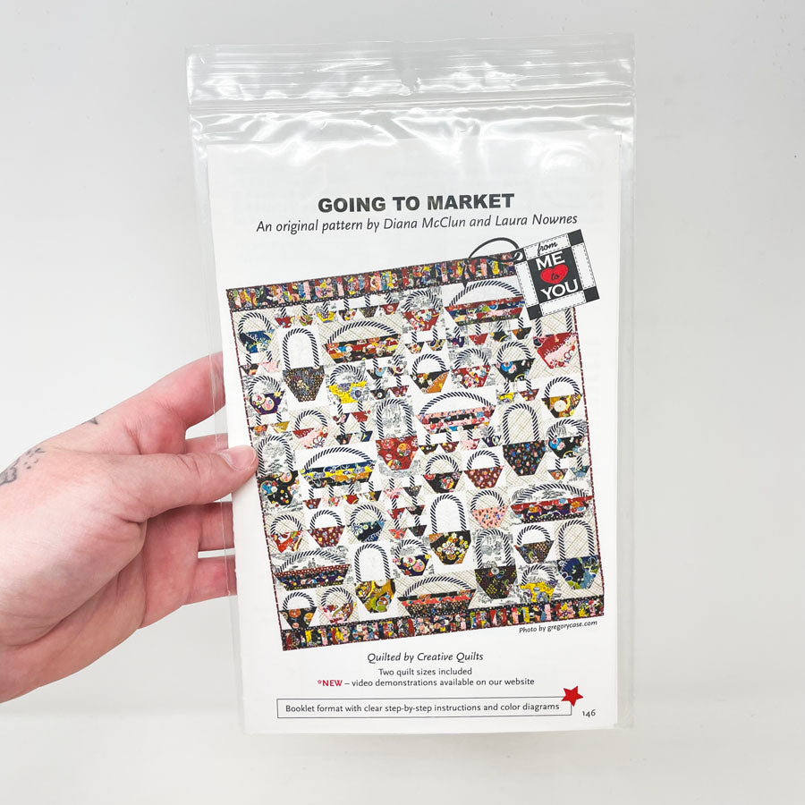 Going to Market Quilt Pattern by Diana McClun and Laura Nownes