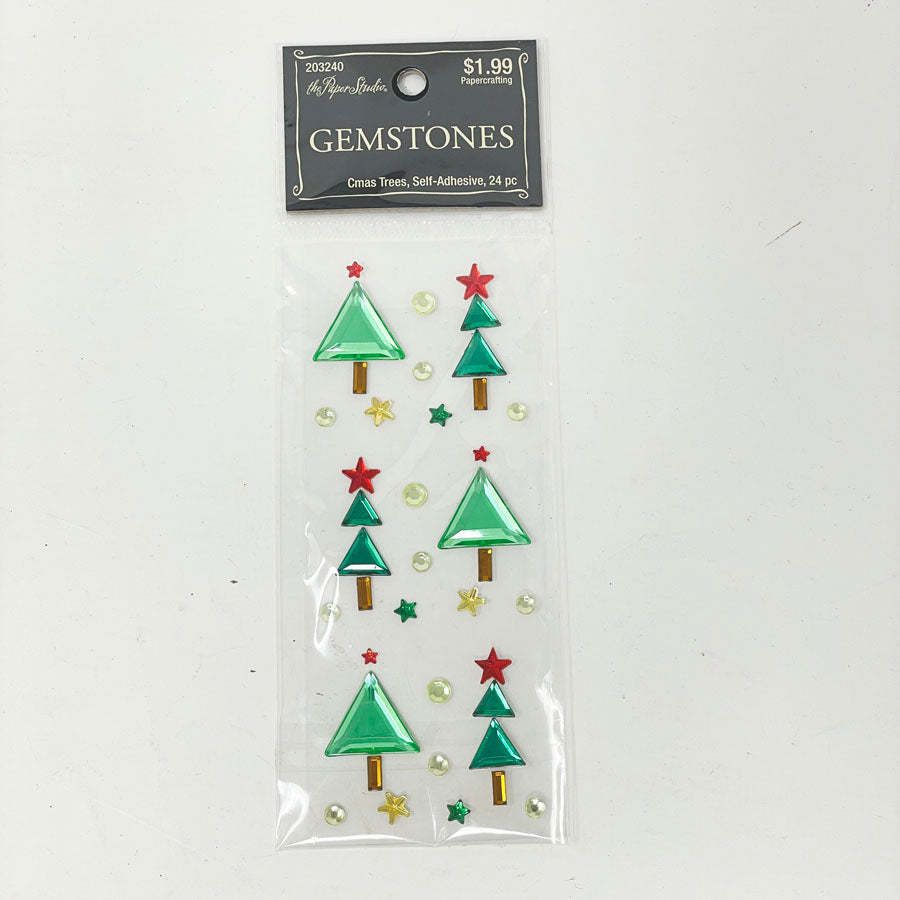 The Paper Studio Gemstone Christmas Tree Stickers