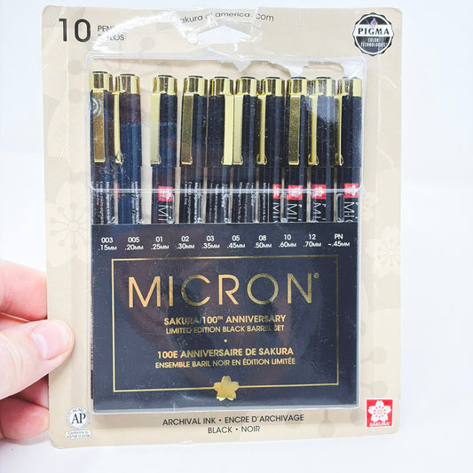 Sakura Pens – Pigma Micron Anniversary Set (10)