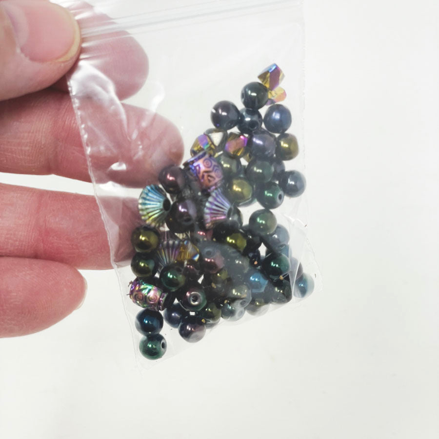 Small Dark Mirrored Bead Bundle