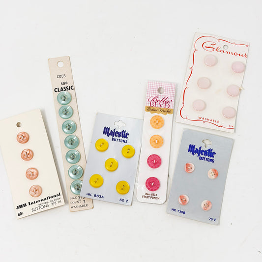 Pearlized Button Multicolor Bundle