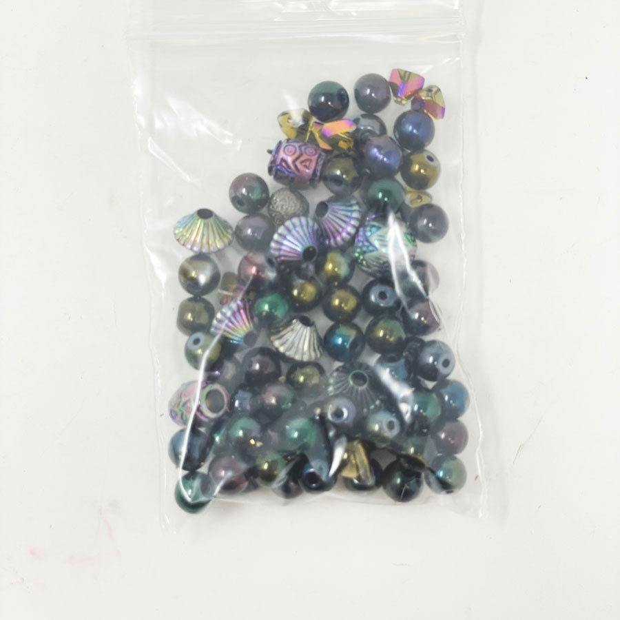 Small Dark Mirrored Bead Bundle