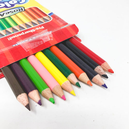 12 Pack of Rose Art Colored Pencils