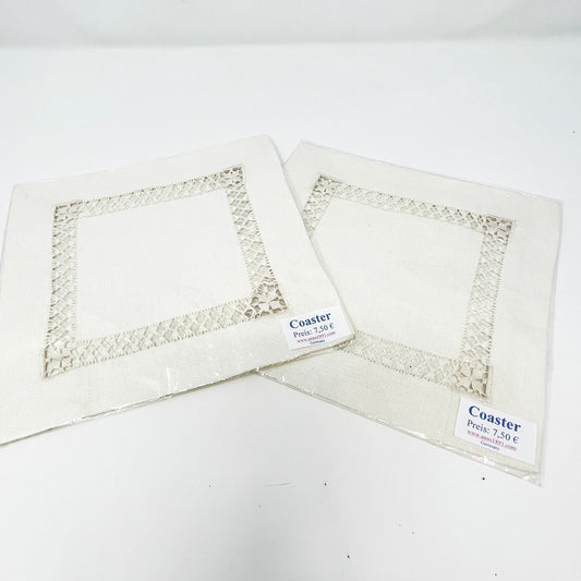 White Lace Coasters from Germany (1)