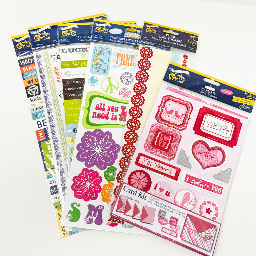 Little Yellow Bicycle Stickers (1)