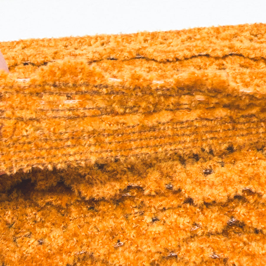 Pumpkin Scalloped Chenille Decorative Trim