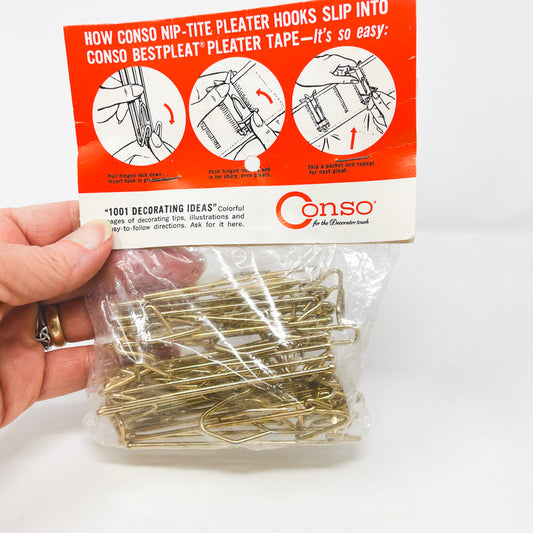 Conso Nip-Tite Pleater Hooks