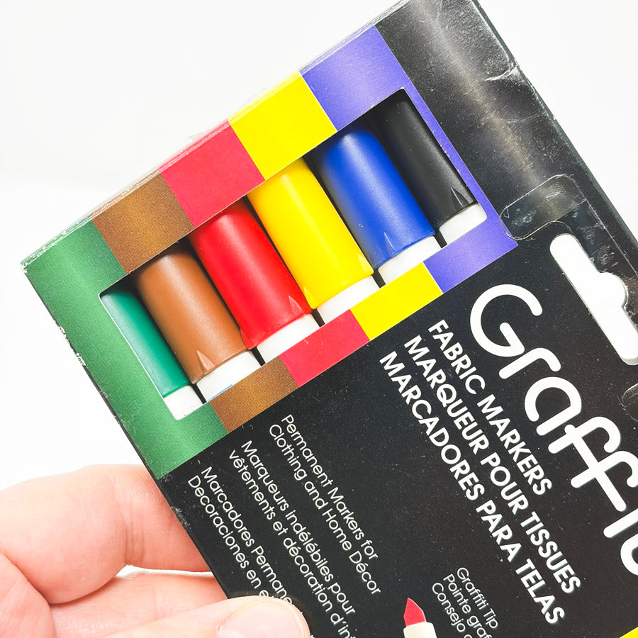 Marvy Uchida Graffiti Fabric Markers (6)