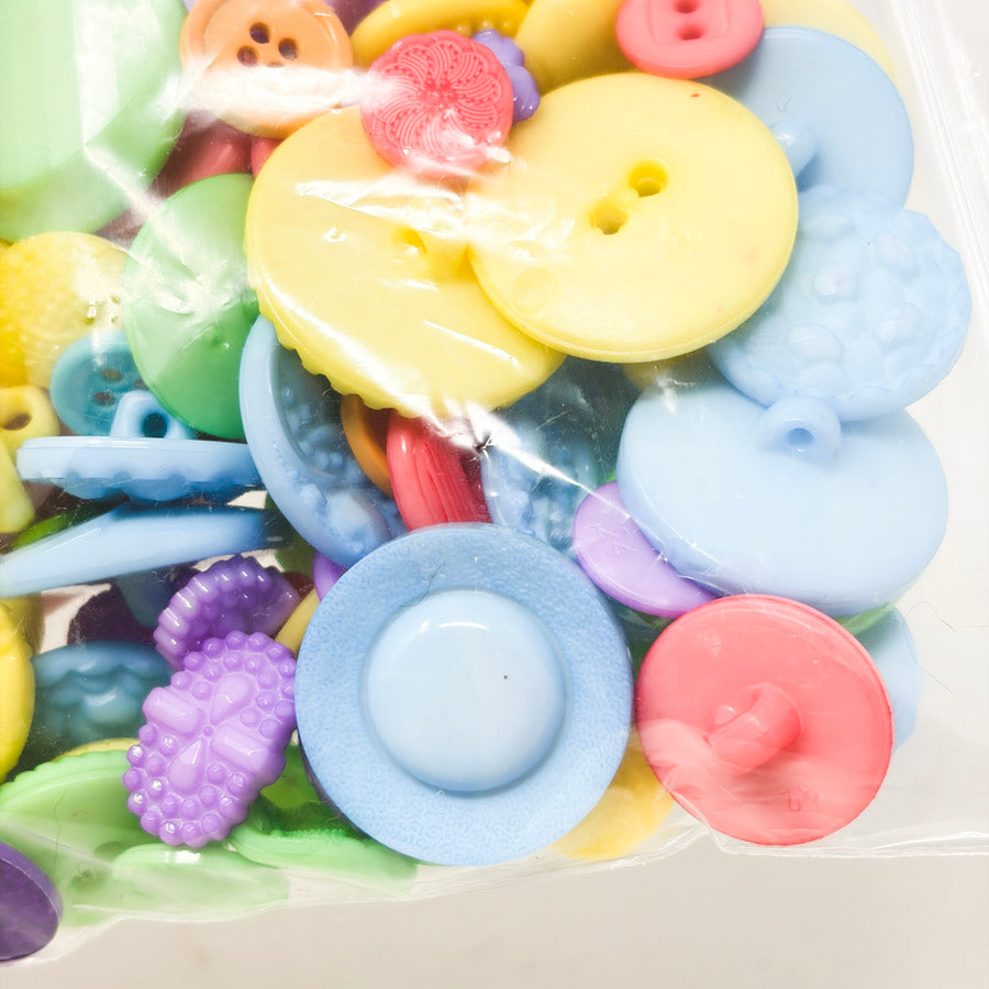 Large Bundle of Pastel Novelty Buttons