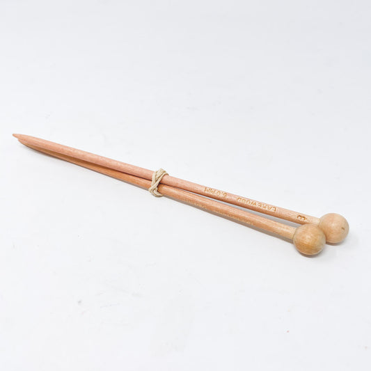 Stock Item: Wooden Knitting Needles - Pick a Size