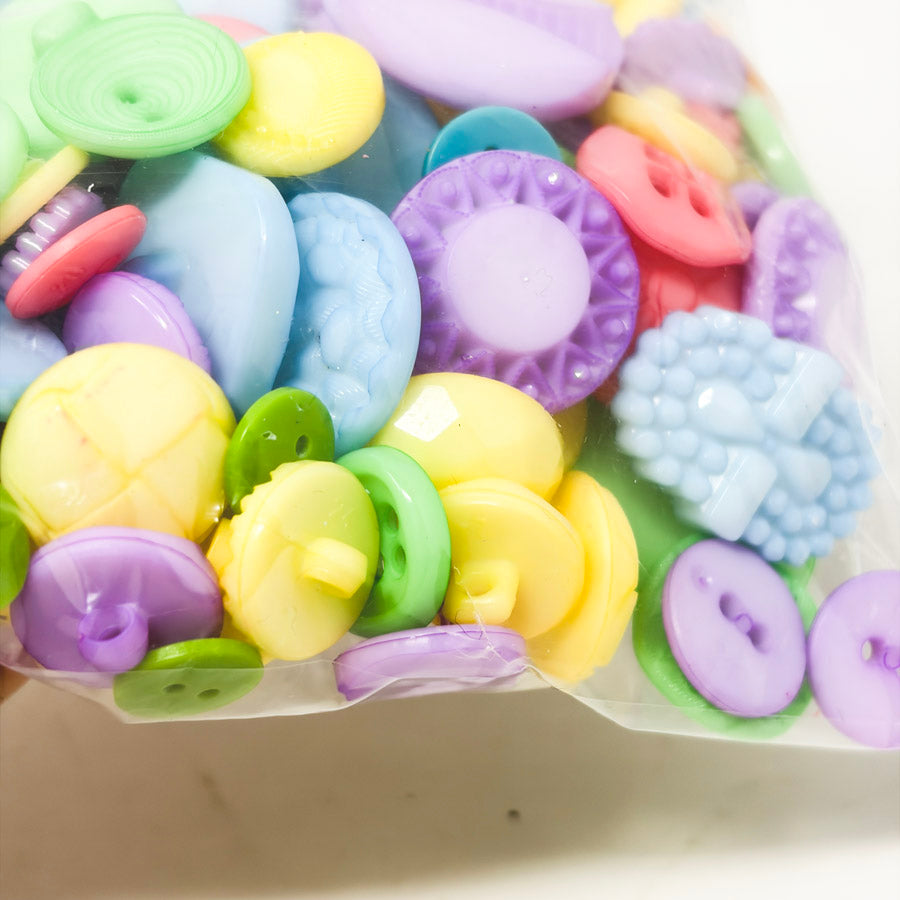 Large Bundle of Pastel Novelty Buttons