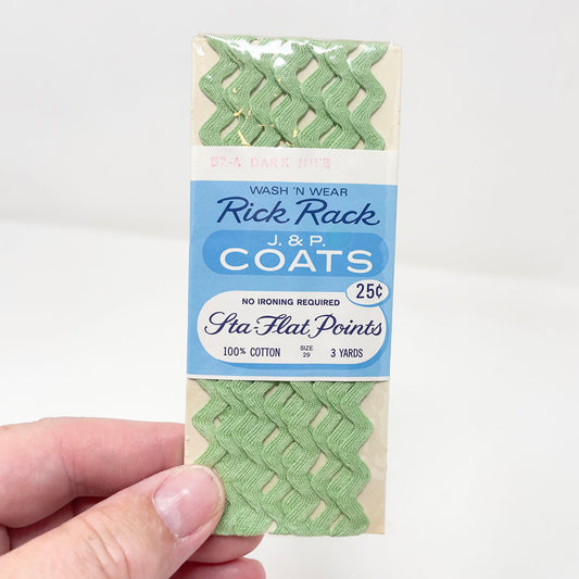 J&P Coats Wash 'N Wear Rick Rack Zigzag Trim