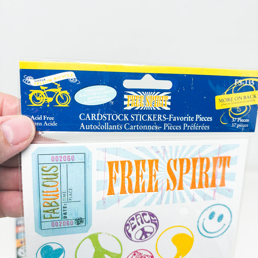 Little Yellow Bicycle Stickers (1)