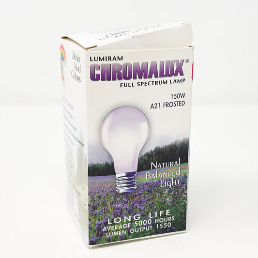 Chromalux Full Spectrum Light Bulb A21 Frosted