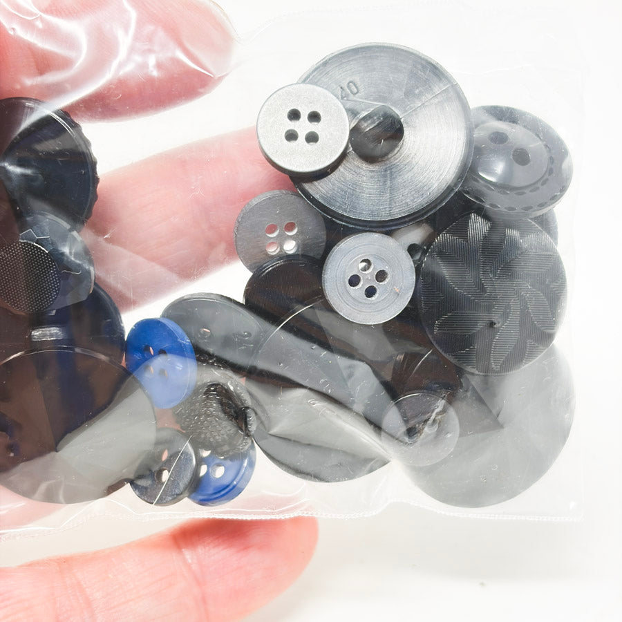Black & Blue Button Bundle