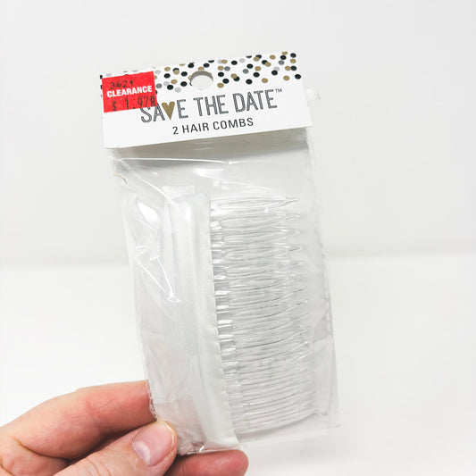 Save The Date Hair Combs