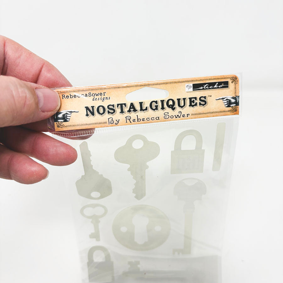 Sticko Nostalgiques Key and Lock Stickers