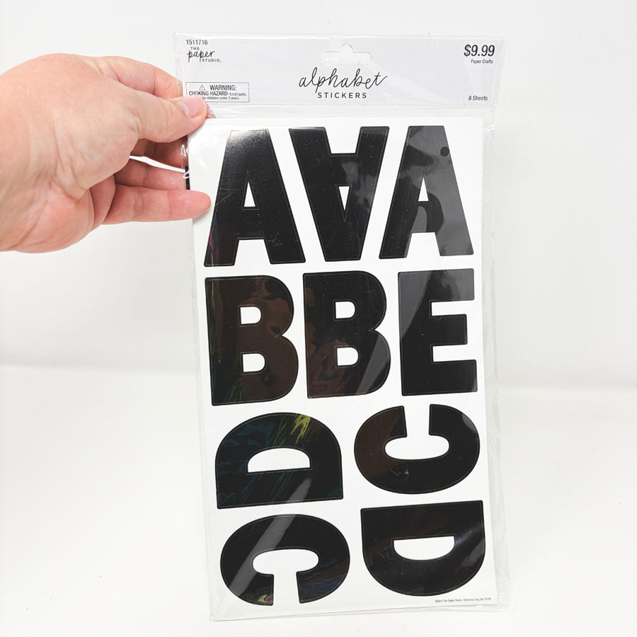 The Paper Studio Alphabet and Number Stickers