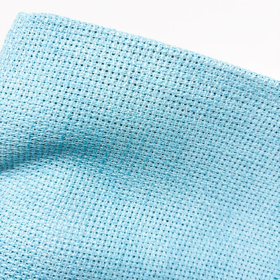 Soft Aqua Aida – appx 10 Count – 26" x 24"