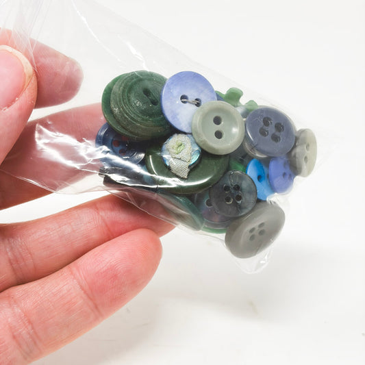 Blue & Green Button Bundle