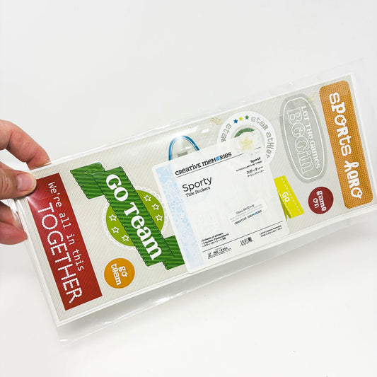 Creative Memories Sporty Title Stickers