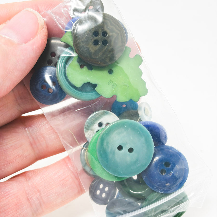 Blue & Green Button Bundle