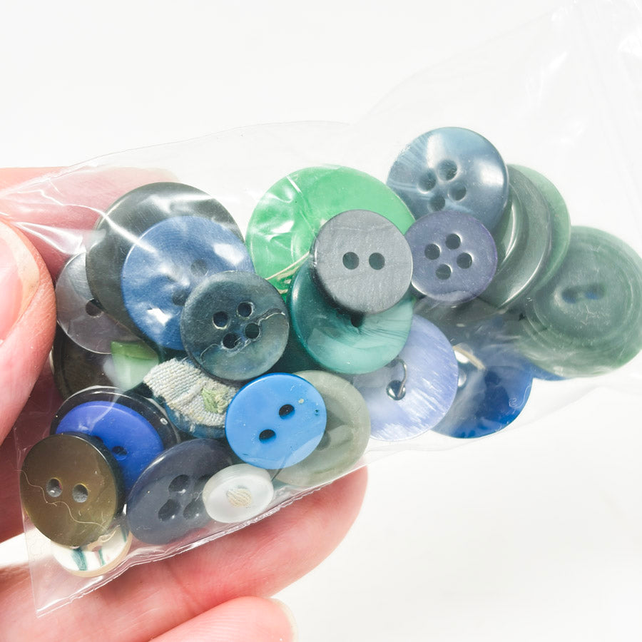 Blue & Green Button Bundle