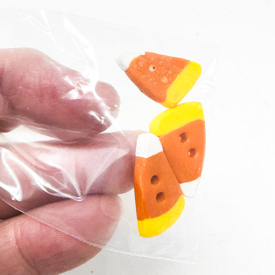 Candy Corn Buttons