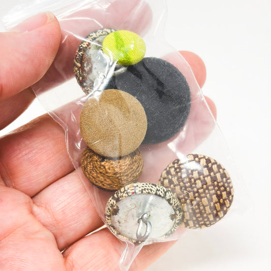 Fabric Covered Button Bundle