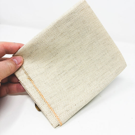 Stiff Tan Tweedy Aida – appx. 16 Count – 17" x 14"