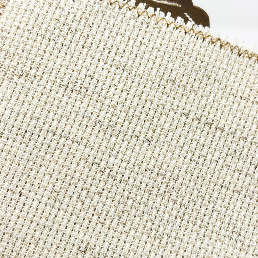 Stiff Tan Tweedy Aida – appx. 16 Count – 17" x 14"