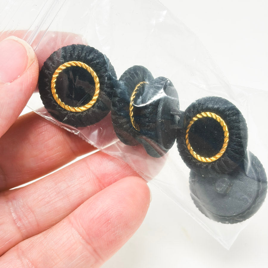 Black Velvet Button Bundle