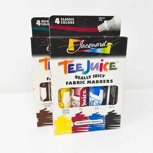 Jaquard Tee Juice Fabric Marker Sets – Classic or Bright