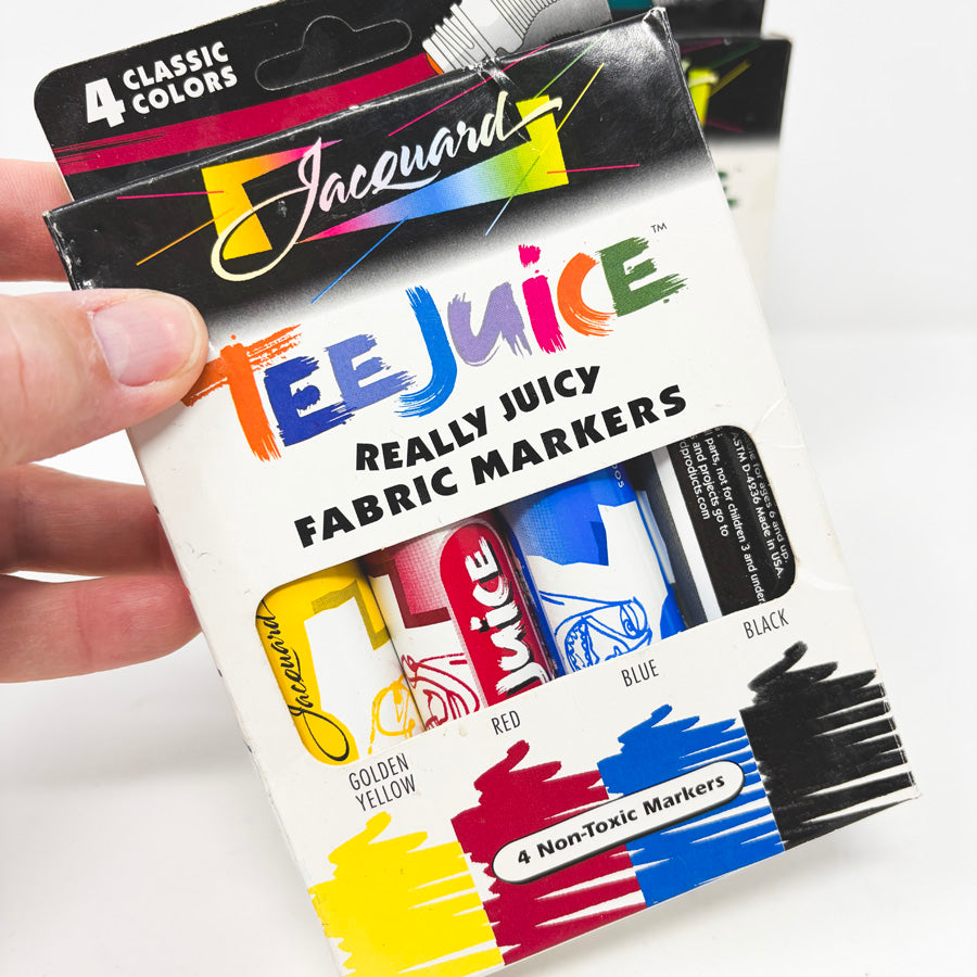 Jaquard Tee Juice Fabric Marker Sets – Classic or Bright