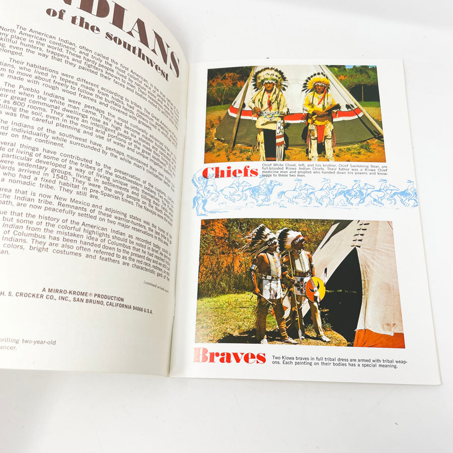 "Indians of the Southwest" Vintage Booklet