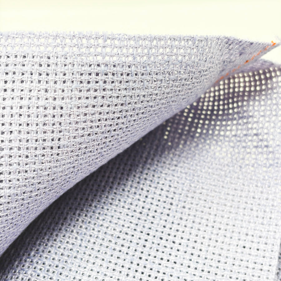 Soft Deep Lavender Aida – appx 12 Count – 26" x 17"