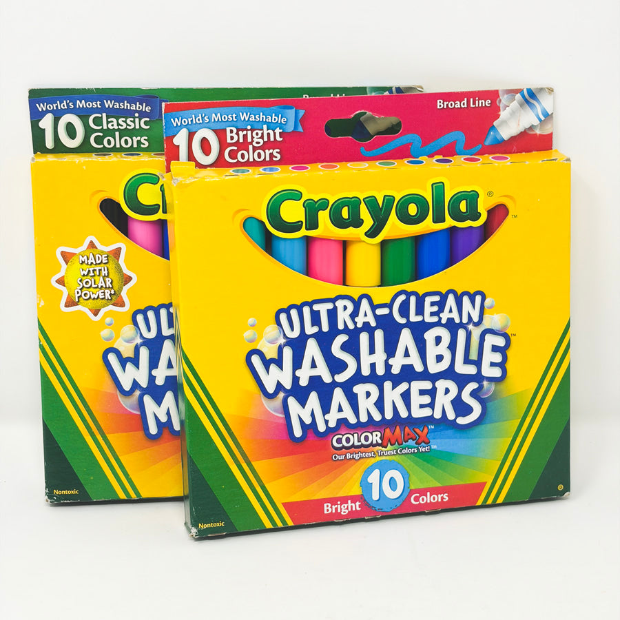 Crayola Washable Broad Line Marker Set