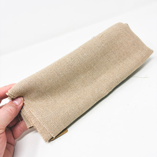 Soft Kraft Brown Aida – appx 16 Count – 29" x 16"