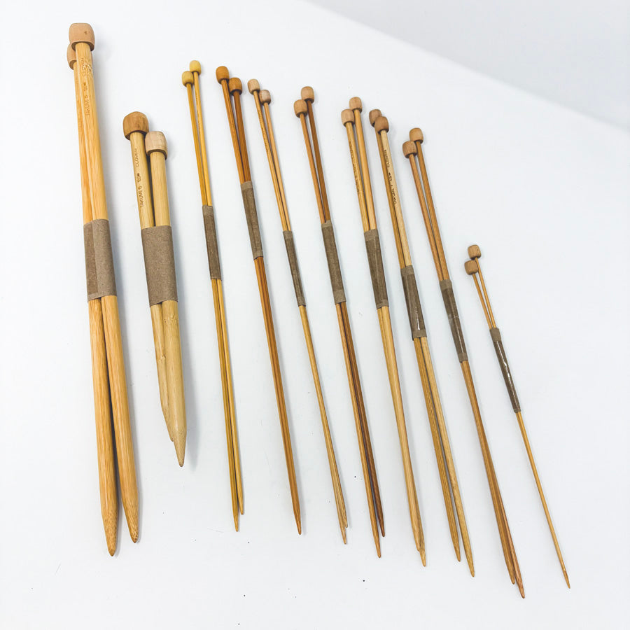 Clover Takumi Single Point Bamboo Knitting Needles