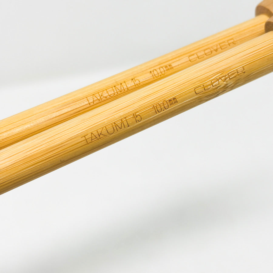 Clover Takumi Single Point Bamboo Knitting Needles