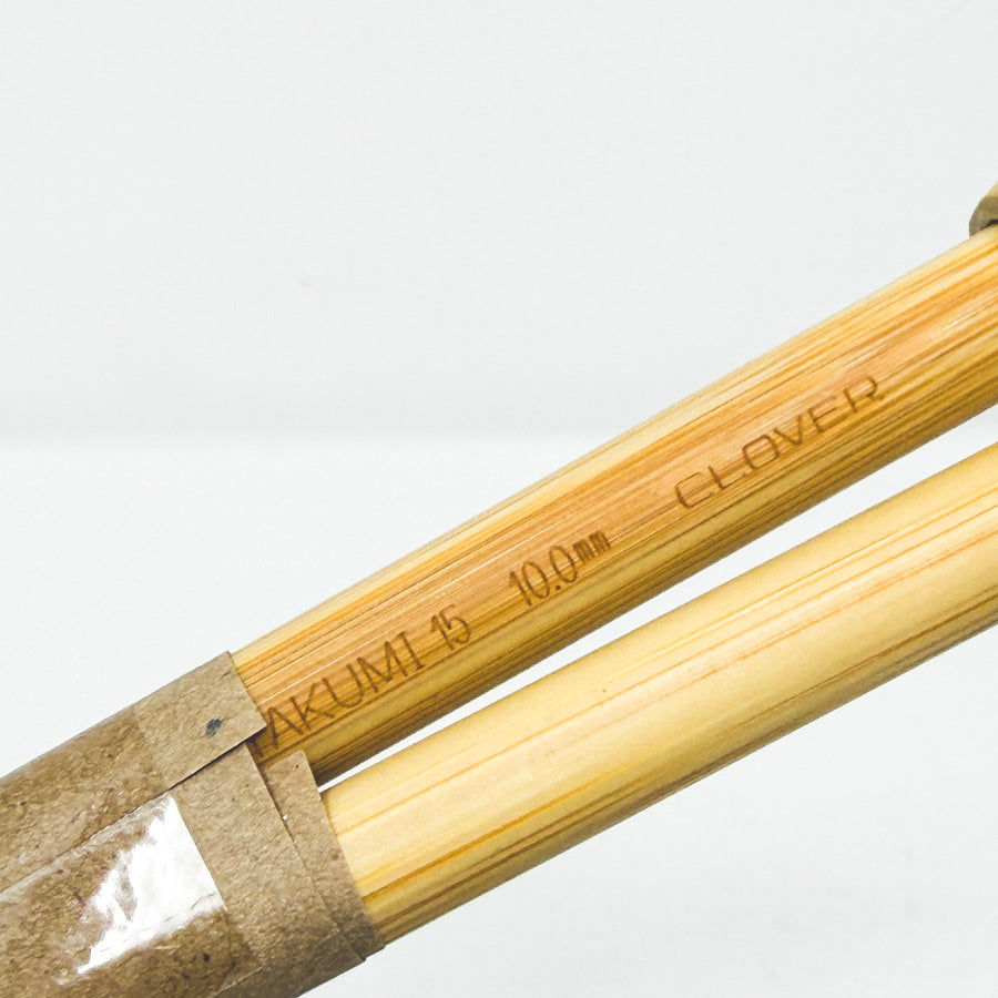Clover Takumi Single Point Bamboo Knitting Needles