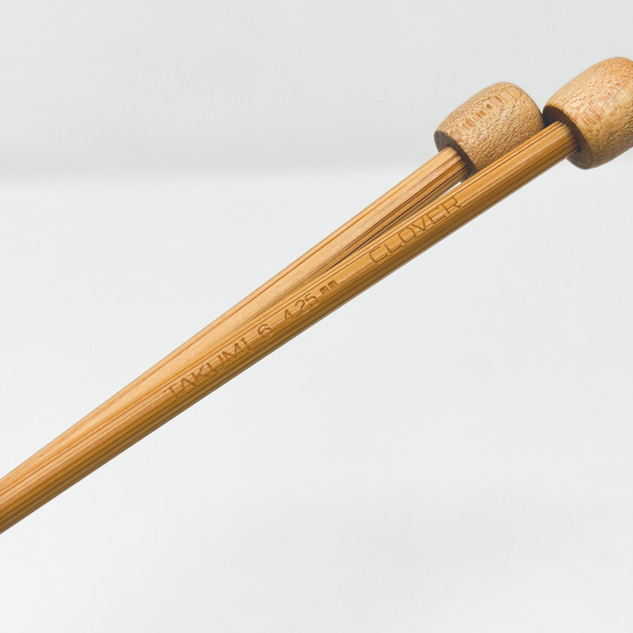 Clover Takumi Single Point Bamboo Knitting Needles